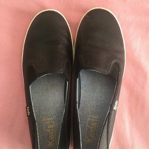 Keds Black Leather Shoes size 7